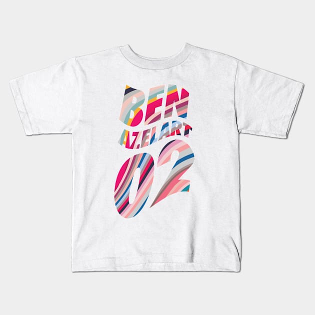 Ben Azelart 02 Wave Kids T-Shirt by neodhlamini